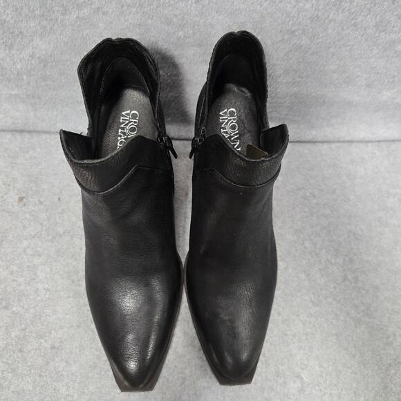 Crown Vintage Stavie Heeled Booties Size 10 - Picture 2 of 9